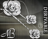 -MB- Flowers Necklace Sv