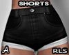 !A Black Jean Shorts RLS