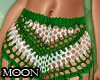 Green Crochet Skirt