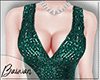 [Bw] Green sparkle gown