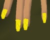 Glowing Nails Yellow