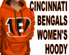 BENGALS WOMEN'S HOODY