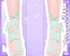 ʚɞ Floral Feet Mint