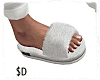 $D - Fuzzy White Slipper