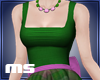 MS Green Tartan Dress