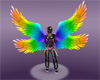 Angelic Rainbow Wings