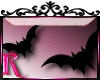 *R* Spooky Bats Sticker