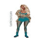 teal with leopard