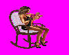 Baby Girl rocker chair