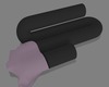 Obsidian/Plum Couch