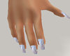 Blue Shimmer Nails