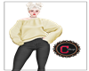 [C]Cream sweater Set
