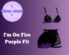 I'm On Fire Purple Fit
