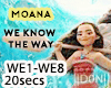 MOANA - We Know The Way