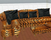 blac and tiger sofa
