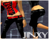 [J] JX Corset Red
