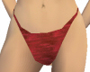 Red V. Bikini bottoms