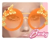 Orange Glam Sunglasses