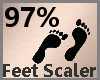 Feet Scale 97% F