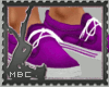 Purple Vanz Tennis Shoes