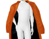 Orange Winter Suit Coat