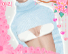 Aly! Sweater crop blue