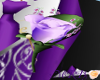 Men Purple Lapel Flower