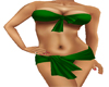 ~B~ Bikini w/Wrap Green