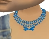 LL-Blue Bfly Necklace