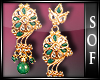 BERYL earrings in Green