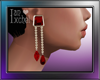 Lena Earrings Ruby
