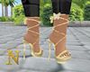 Golden Elegant Shoes