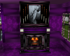 Purple delight fireplace