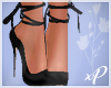 Valentina Black Heels