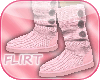 !F~ Pink Crochet Uggs