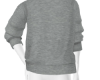 plain grey baggy sweater