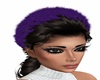 PURPLE FUR HEADBAND