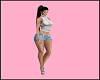 Mini Skirt blue jeans