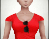 Red Shirt + Sunglass