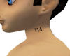 [Gy] Neck 714 tattoo (M)
