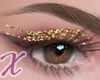 X* Glitter Eyeliner Gold
