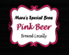 Pink Beer Sign