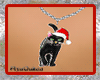Christmas Kitty Necklace