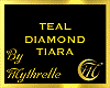 TEAL DIAMOND TIARA
