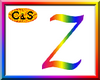 C&S Rainbow Letter Z
