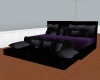 Blk Purple Poseless Bed