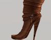 !C-Brown Suede Boots