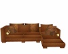 brown corner couch