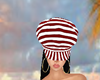 RED STRIPED HAT