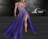 Boudoir Purple Gown